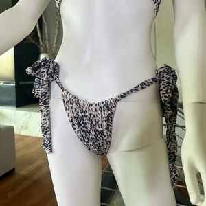 SOAH Julie Side Ties Wild Essence Bikini Bottoms